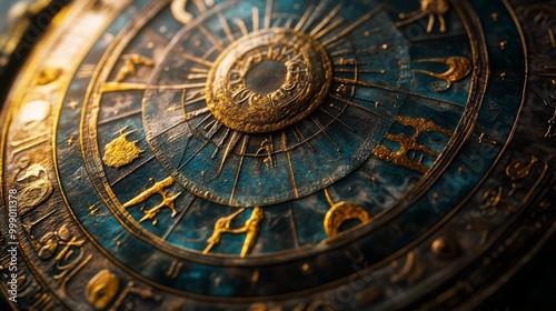 Wallpaper Mural Zodiac Astrological Wheel Torontodigital.ca