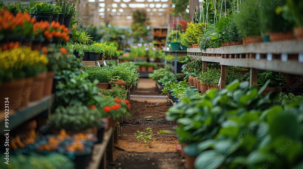garden center with a variety of plants garden center with a variety of plants