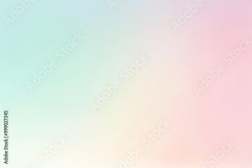 Abstract soft gradient background with pastel colors of green, pink, and blue. Ideal for design, web, and graphic projects.