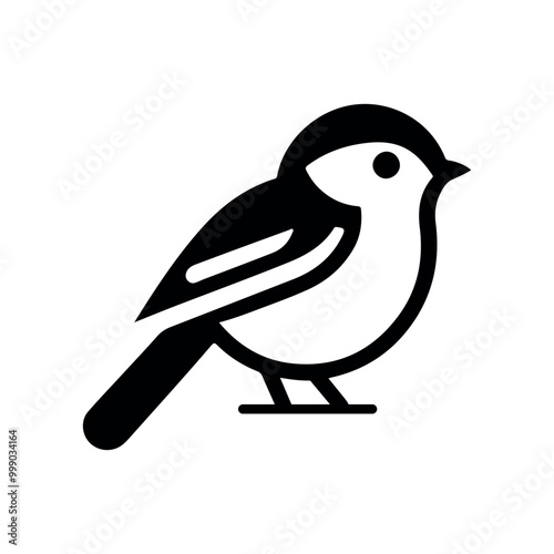 Blue Tit Silhouette Vector Graphics – Great for T-Shirts and Prints