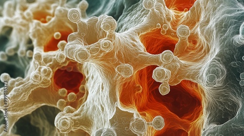 bone cell, known as an osteocyte photo