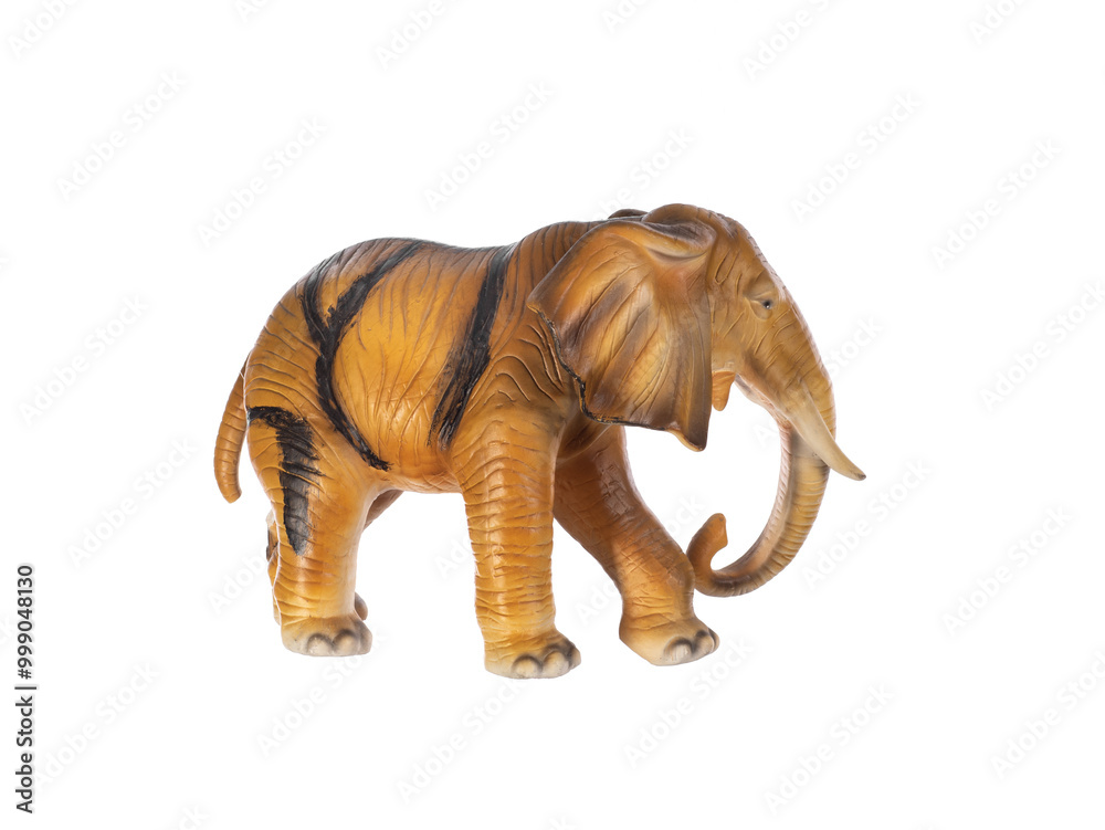 indian elephant figurine isolated on white background indian elephant figurine isolated on white background