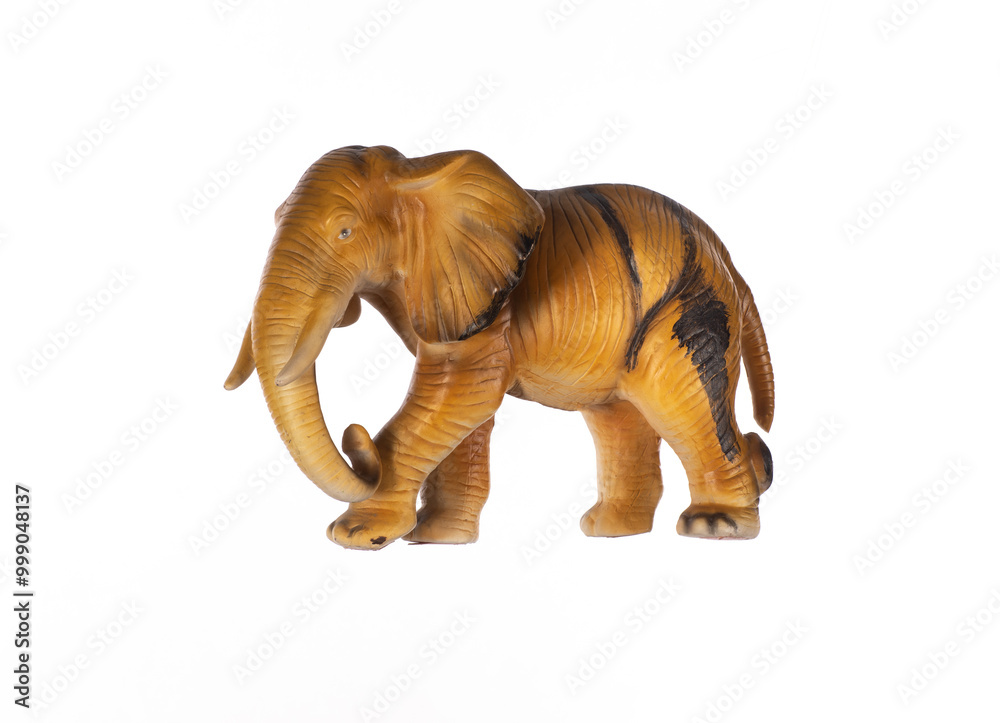 indian elephant figurine isolated on white background indian elephant figurine isolated on white background