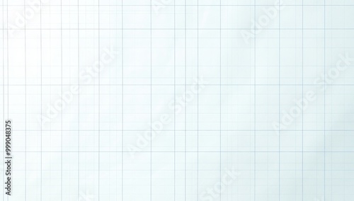 Graph Paper with Blue Lines in a Minimalist Square Grid Pattern on a White Background