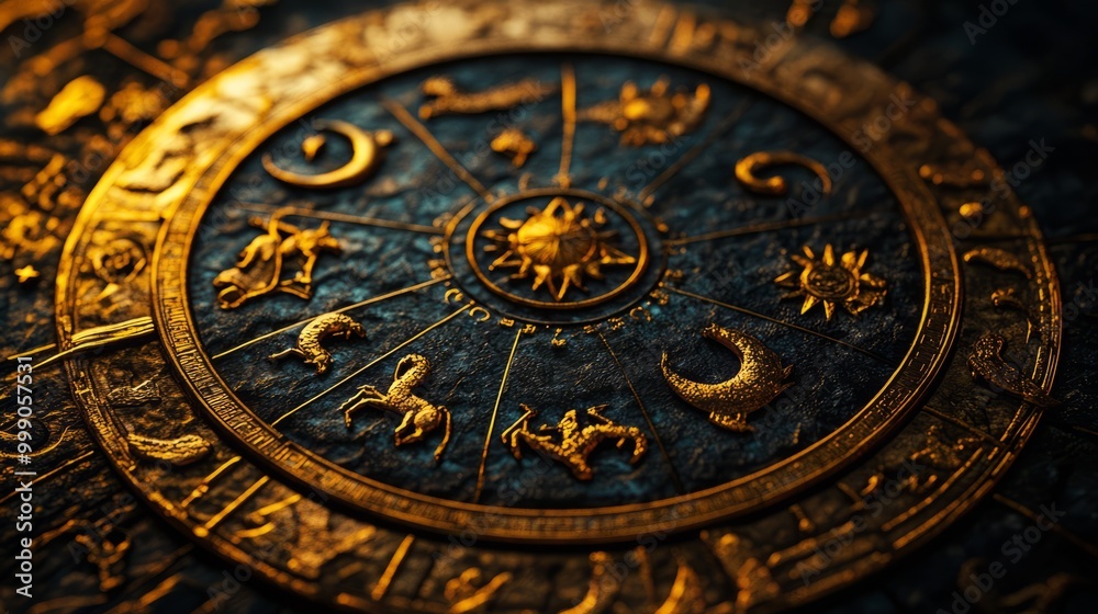Fototapeta premium Astrology Symbol Artwork