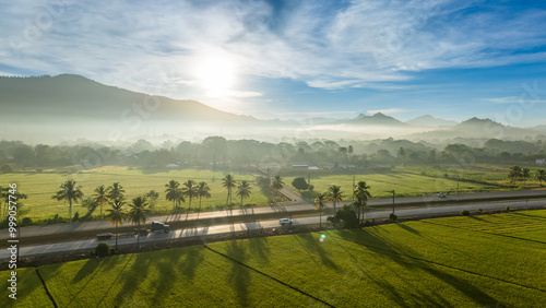 Sunrise in Bonao, Dominican Republic