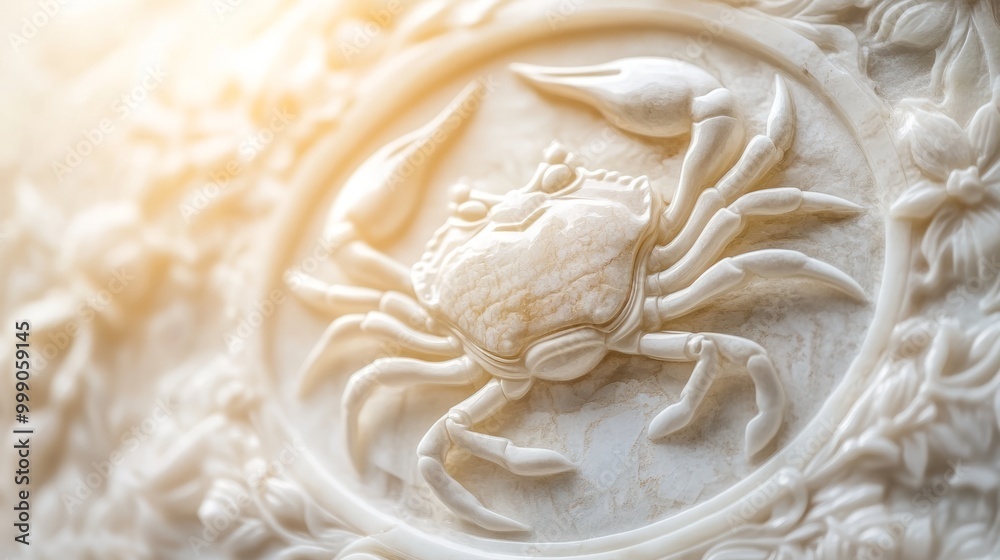 Intricate Crab Relief Sculpture Intricate Crab Relief Sculpture