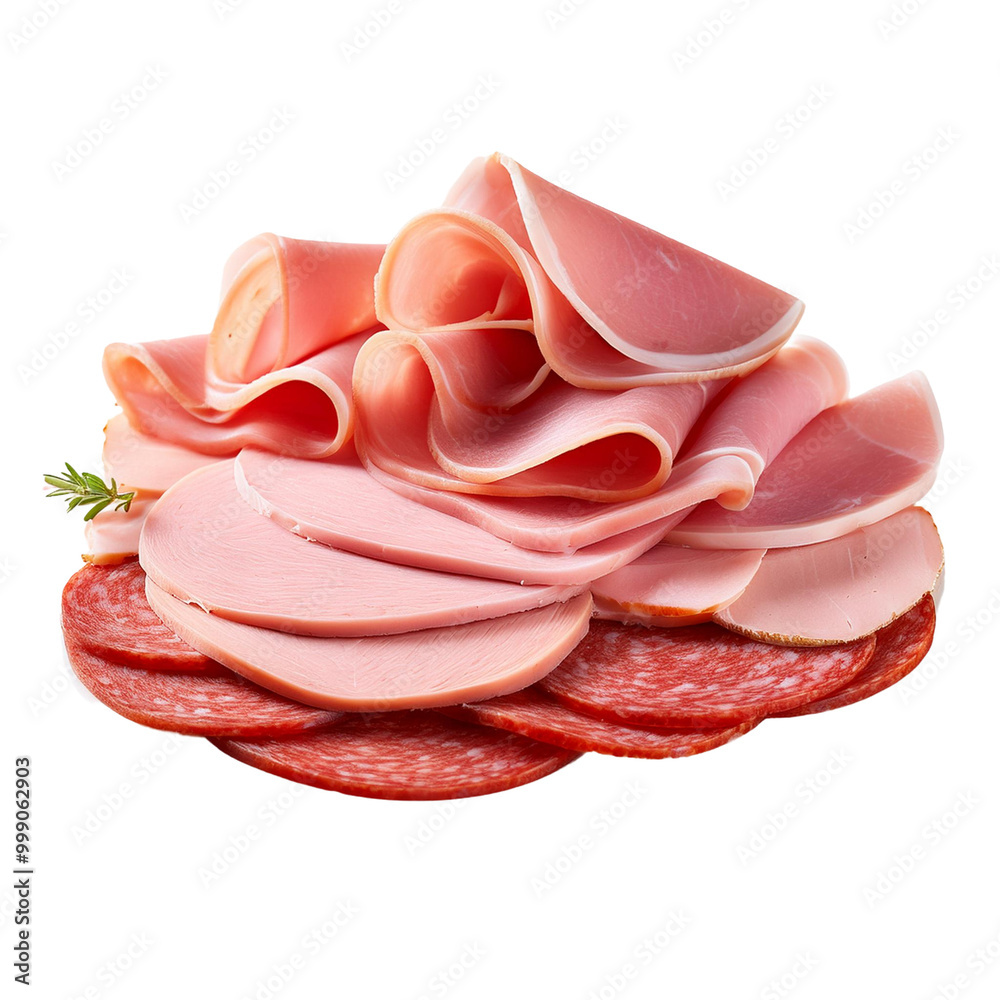 Assortment of sliced meat Assortment of sliced meat