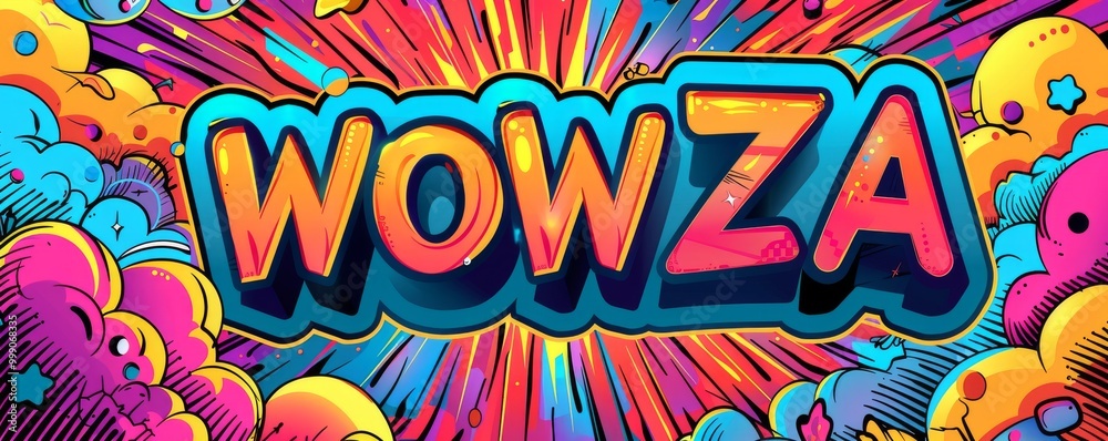 Colorful pop art background with Colorful pop art background with