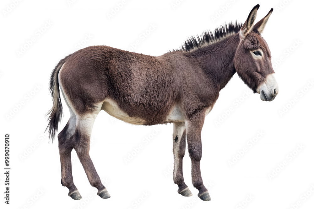 Donkey standing, transparent background Donkey standing, transparent background