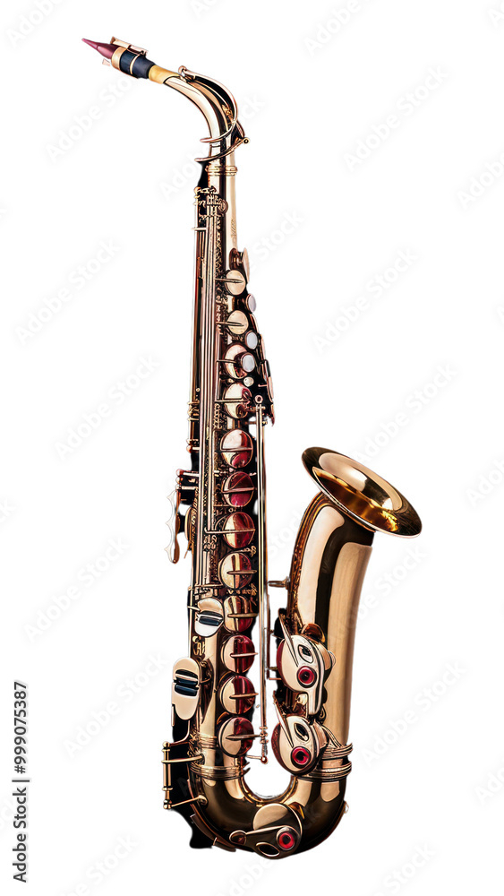 Naklejka premium PNG Saxophone saxophonist performance euphonium.