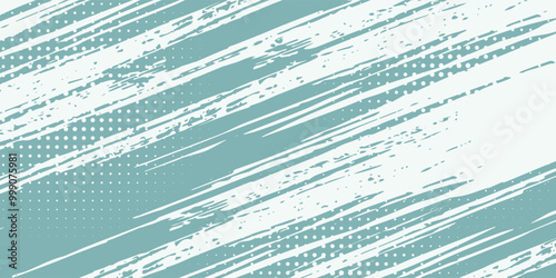 Soft sea green grunge texture decorative background design vector