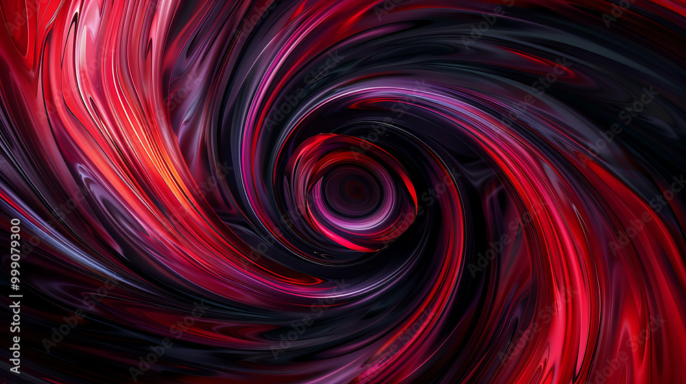 Abstract digital art of a swirling vortex of colors. Abstract digital art of a swirling vortex of colors.