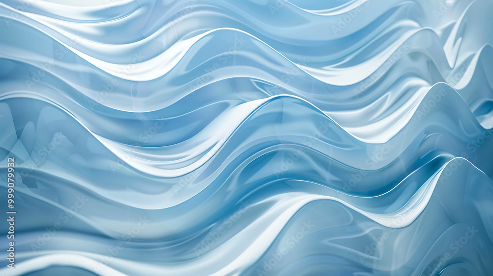Abstract blue and white wavy pattern. Abstract blue and white wavy pattern.