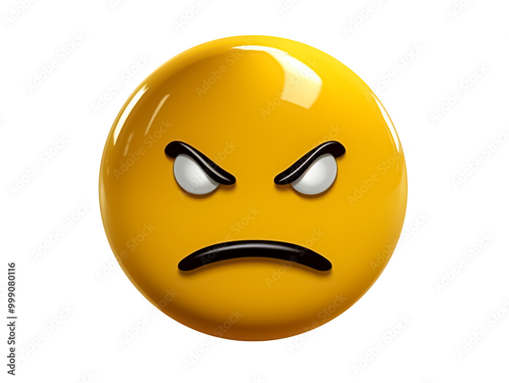 Fototapeta premium sad emoticon with a smile