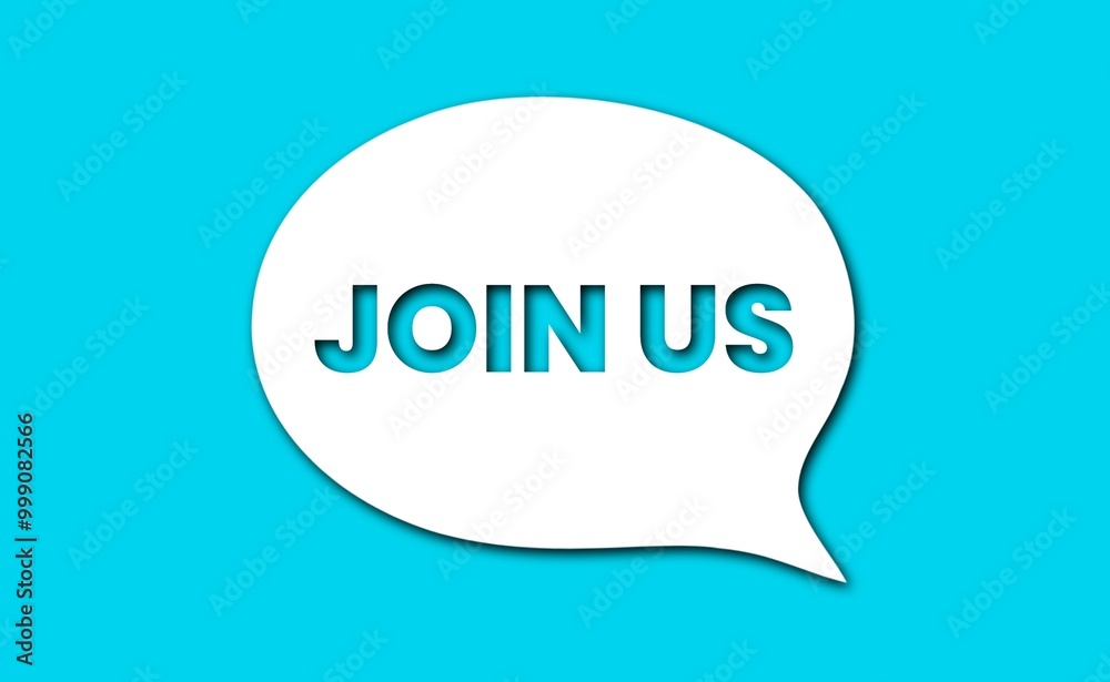 Join us announcement.Join us background with a speech bubble. Job recruiting advertisement. Background for recruitment of new employees Join us announcement.Join us background with a speech bubble. Job recruiting advertisement. Background for recruitment of new employees
