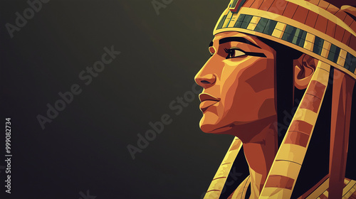 Illustration Background of Egyptian native day. Suitable for use in Egyptian native day events in Egypt, high resolution with very clear details photo