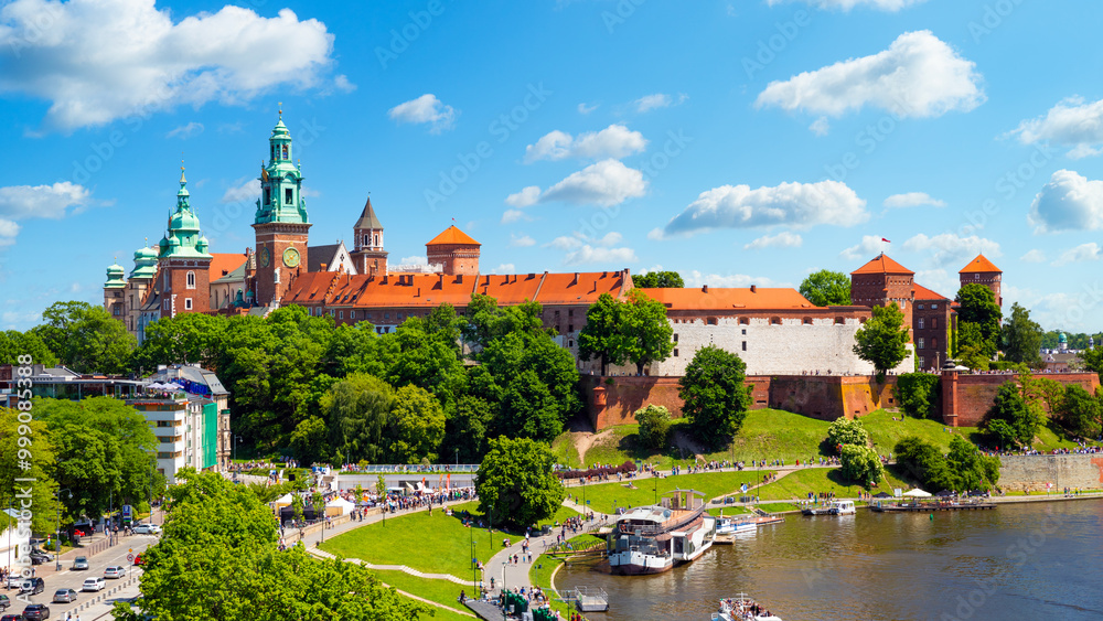 Obraz premium Beautiful view of the city of Krakow, Poland