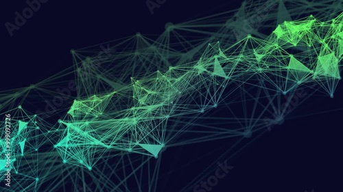 An abstract plexus design showcasing interconnected lines and nodes, representing futuristic technology, digital networks, and advanced communication systems	
