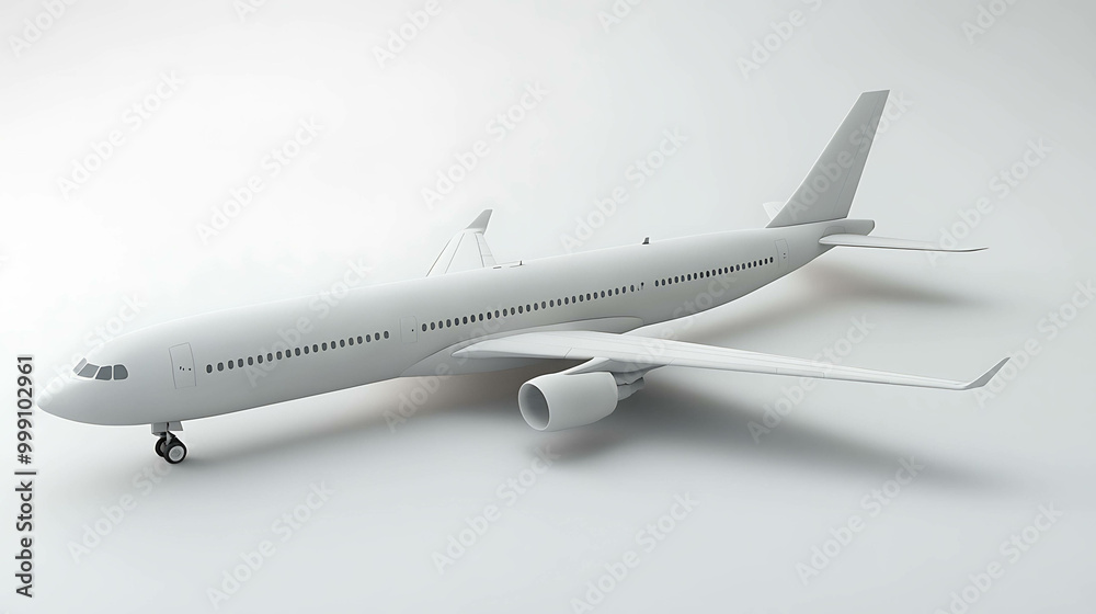 airplane isolated on white background