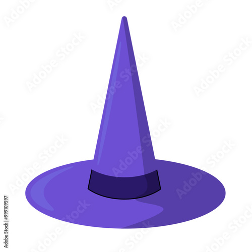 witch hat illustration image