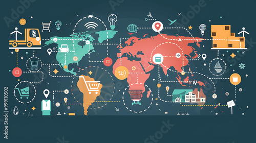 Online Shipping Concept with Fast and Reliable Delivery