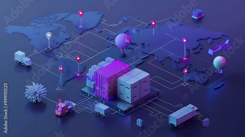 Online Shipping Concept with Fast and Reliable Delivery