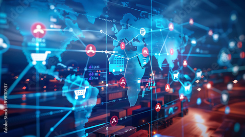 Online Shipping Concept with Fast and Reliable Delivery