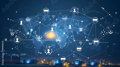 Online Shipping Concept with Fast and Reliable Delivery