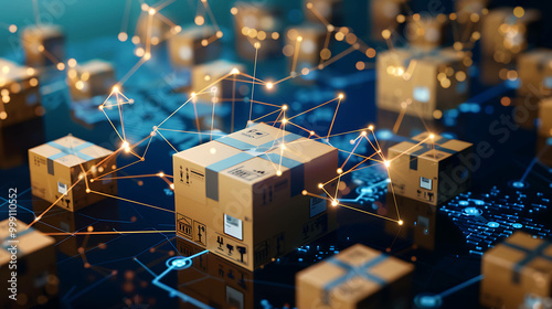 Online Shipping Concept with Fast and Reliable Delivery