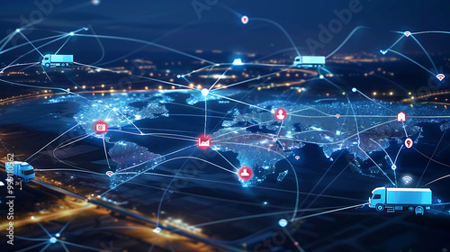 Online Shipping Concept with Fast and Reliable Delivery