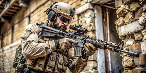 Private Military Contractor during special operation.