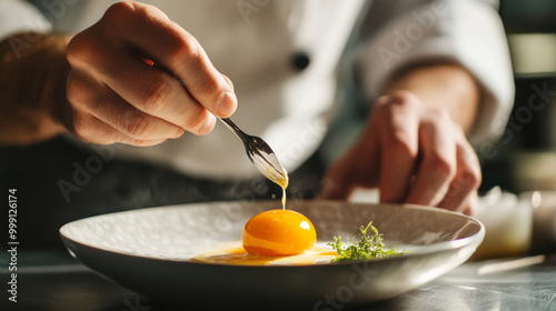 A chef discovers a rare egg with unique flavors at a local market, sparking a culinary revolution that transforms their dishes and menu, attracting critics and patrons while igniting fierce competiti. photo