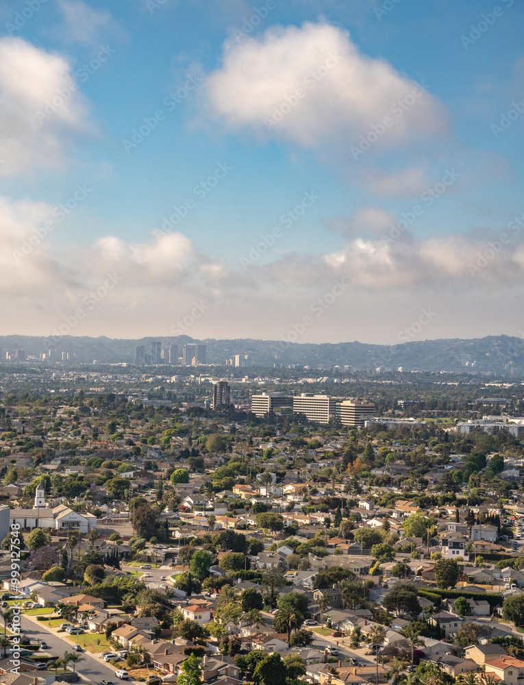 Obraz premium Ariel View of Los Angeles
