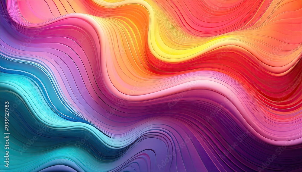 Vibrant abstract wave pattern Vibrant abstract wave pattern
