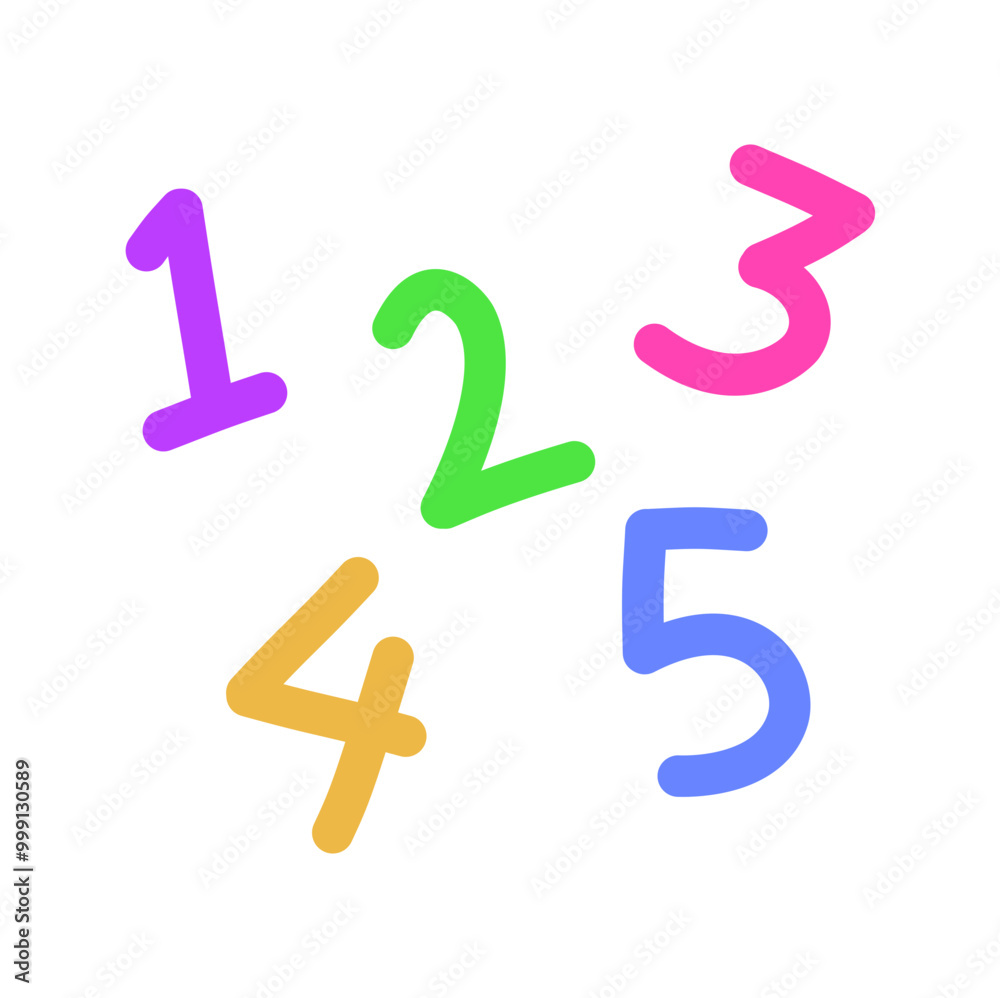 Cute hand drawn mathematics shape elements. Vector illustration of children's drawing Cute hand drawn mathematics shape elements. Vector illustration of children's drawing