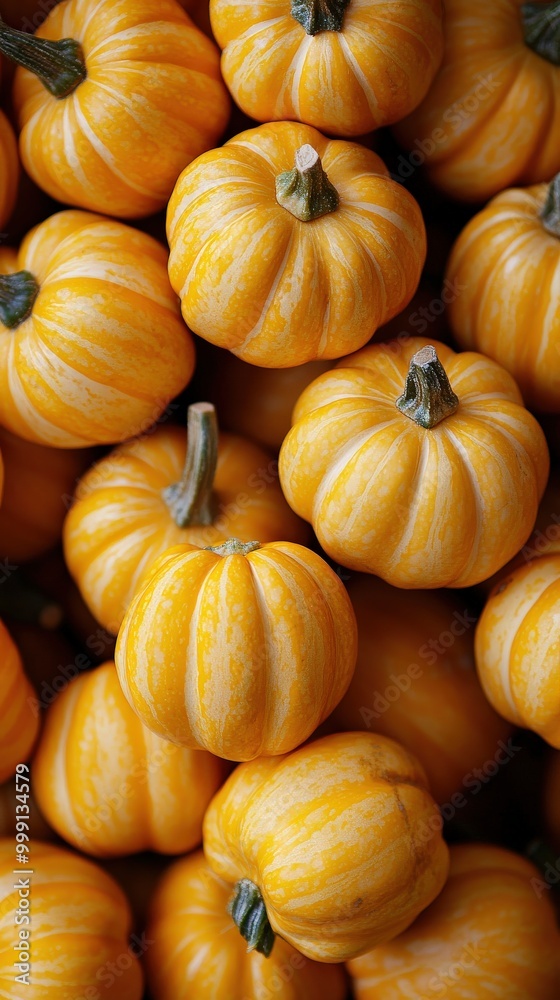 Mini pumpkins piled in a rustic autumn pumpkin patch Mini pumpkins piled in a rustic autumn pumpkin patch