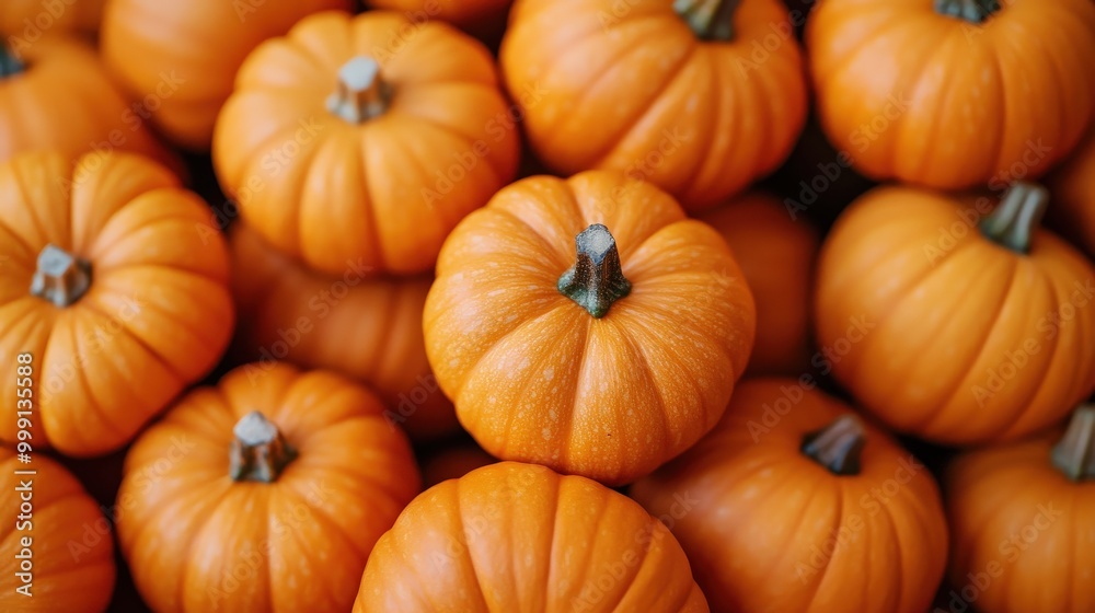 Mini pumpkins piled in a rustic autumn pumpkin patch Mini pumpkins piled in a rustic autumn pumpkin patch