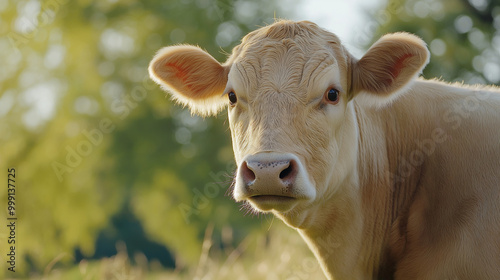 portrait of a calf