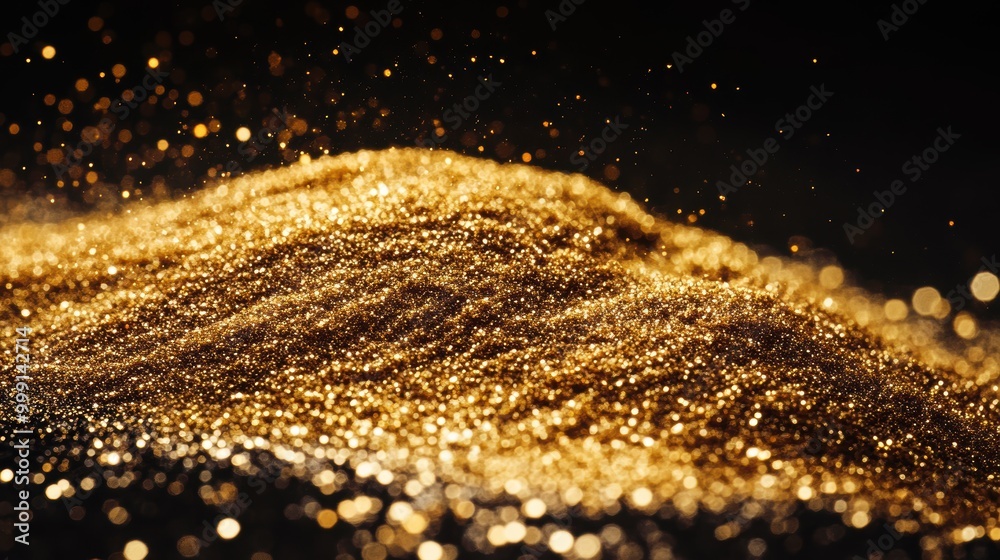 Elegant Mound of Finely Textured Gold Dust Elegant Mound of Finely Textured Gold Dust
