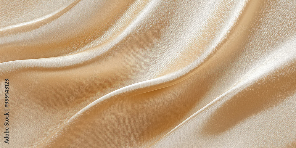 Fototapeta premium Elegant Champagne Matte Fabric Background