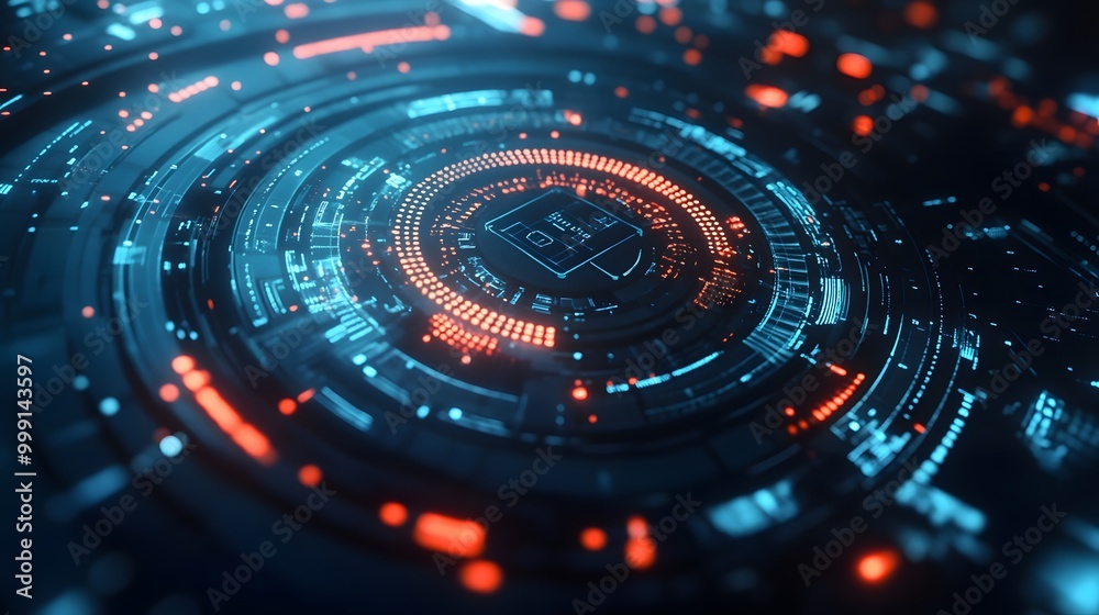 Abstract futuristic - Modern technology background design concept. Design digital technology concept. 3d illustration. Abstract futuristic - Modern technology background design concept. Design digital technology concept. 3d illustration.
