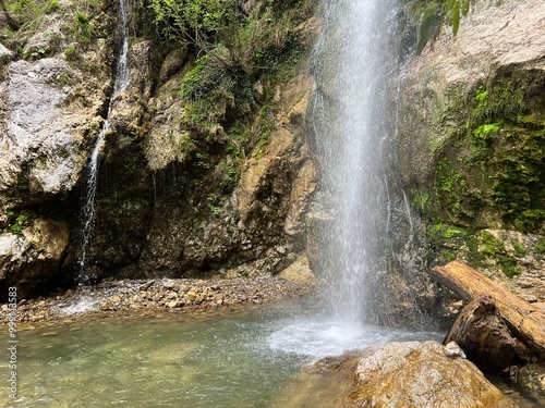 Beri Waterfall (Triglav National Park, Slovenia) - Beri Wasserfall (Triglav-Nationalpark, Slowenien) - Slapova Beri ali slap Beri in soteska Godiče (Triglavski narodni park, Slovenija) photo