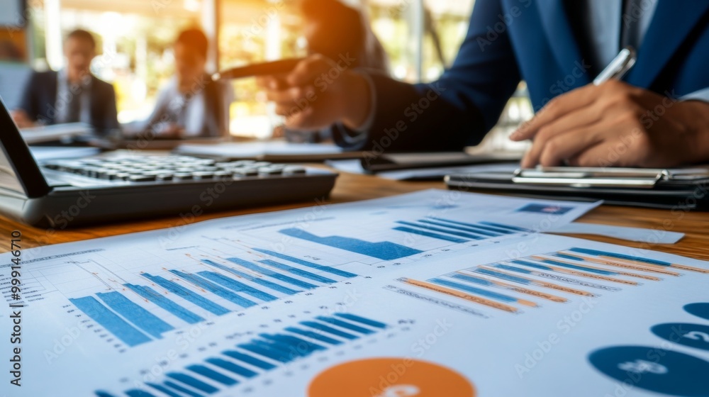 Investment planning concept with a financial advisor Investment planning concept with a financial advisor