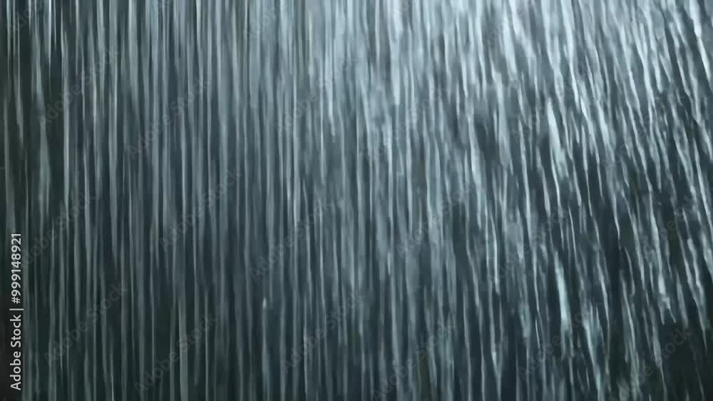 Observe avy diagonal rain falling front black screen captured highspeed 4K loopable footage raindrops splash dramatically creating dynamic visual effect enhances atmosphere rainstorm cinematic Observe avy diagonal rain falling front black screen captured highspeed 4K loopable footage raindrops splash dramatically creating dynamic visual effect enhances atmosphere rainstorm cinematic