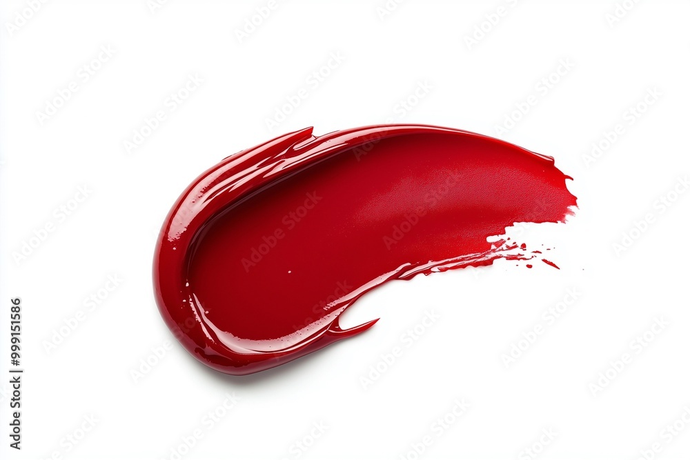 red nail polish on white background red nail polish on white background