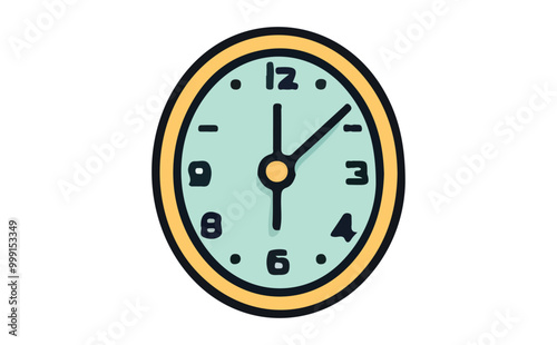 clock icon design vector illustration.