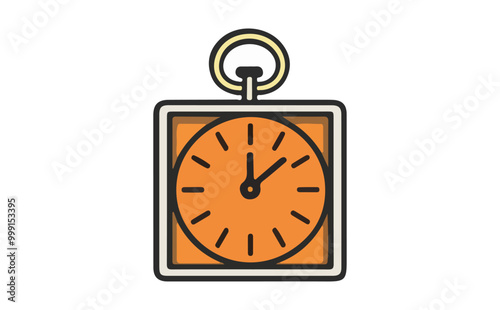 clock icon design vector illustration.