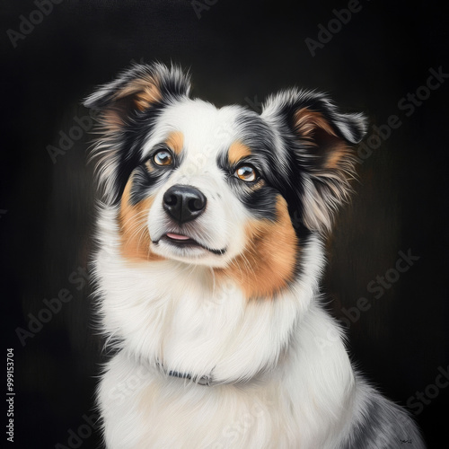 The best portrait of an Australian Shepard