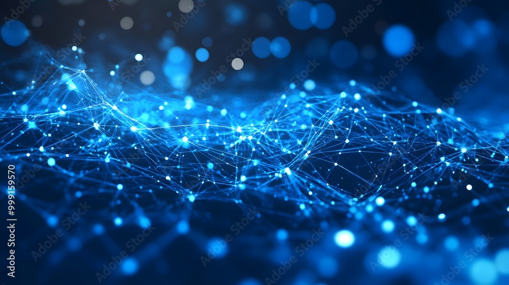 abstract blue technology communication concept vector background. abstract blue technology communication concept vector background.
